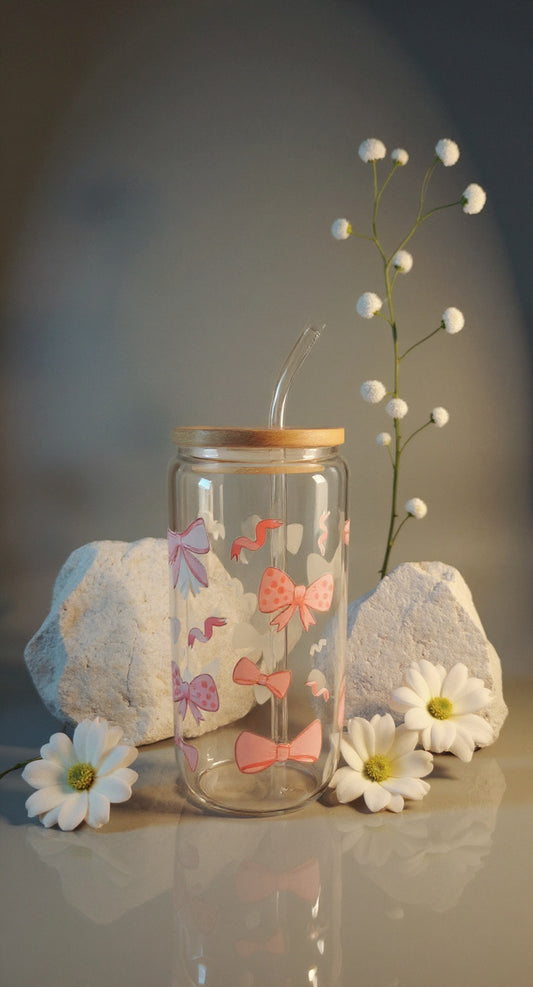 Bow Ties Glass Tumbler
