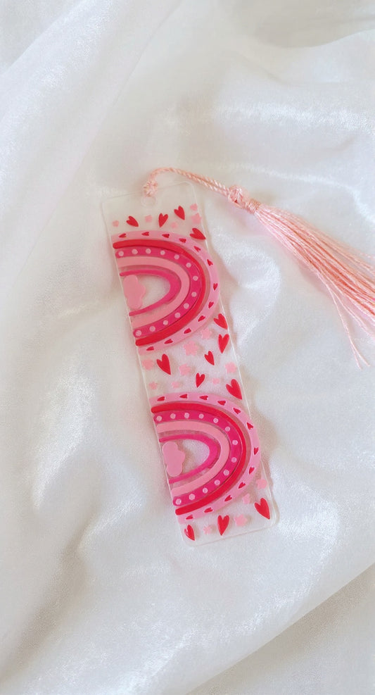 Bookmark - Pink Rainbow