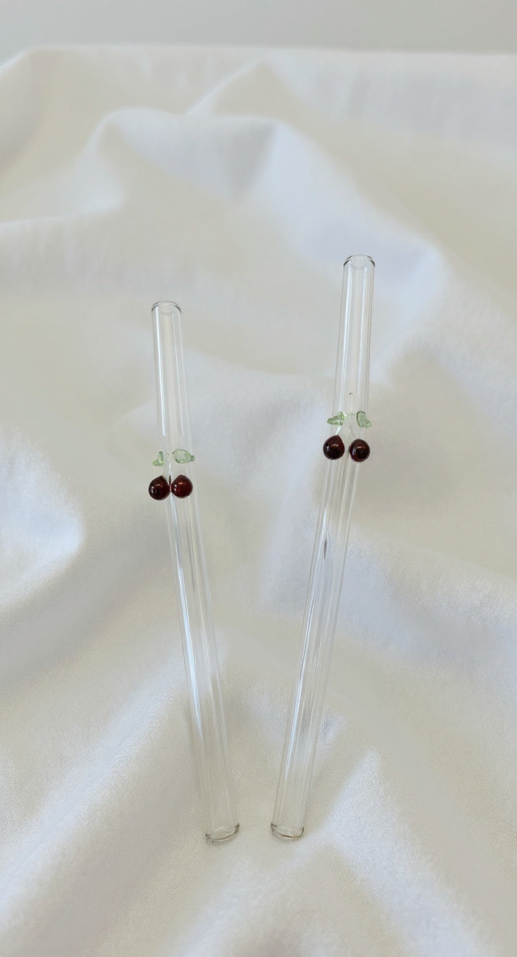 Straws - Red Cherry