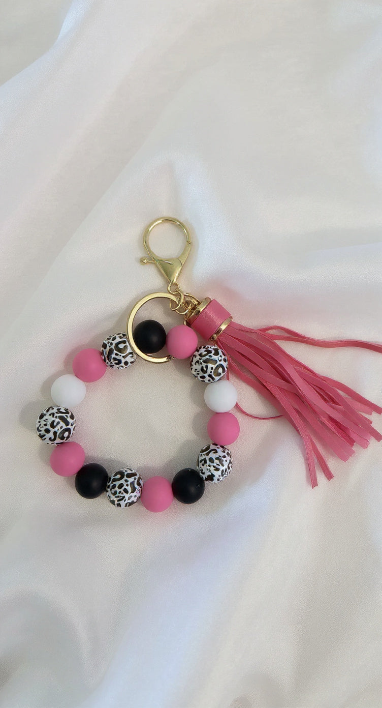 Keyring -  Ring Hot Pink