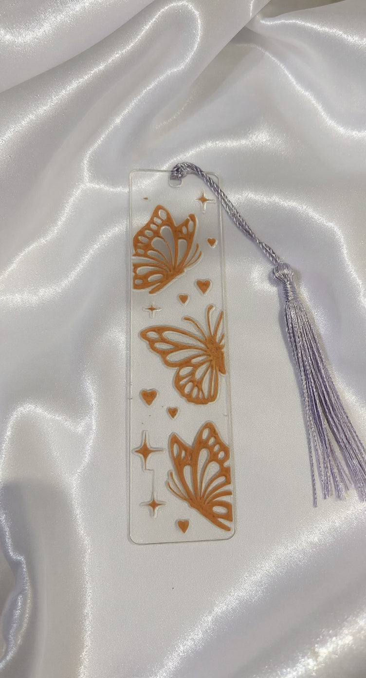 Bookmark- Butterfly Hearts